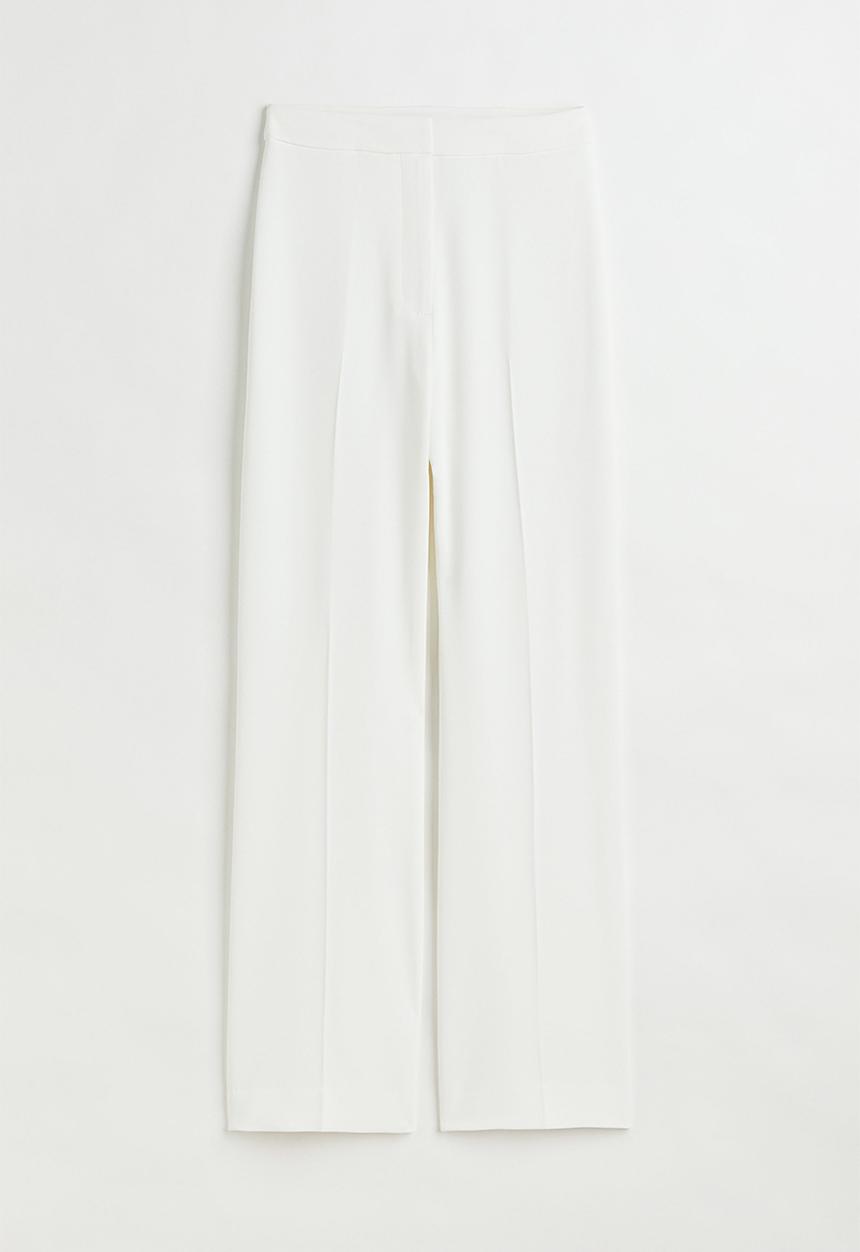 H&M - Wide trousers - white