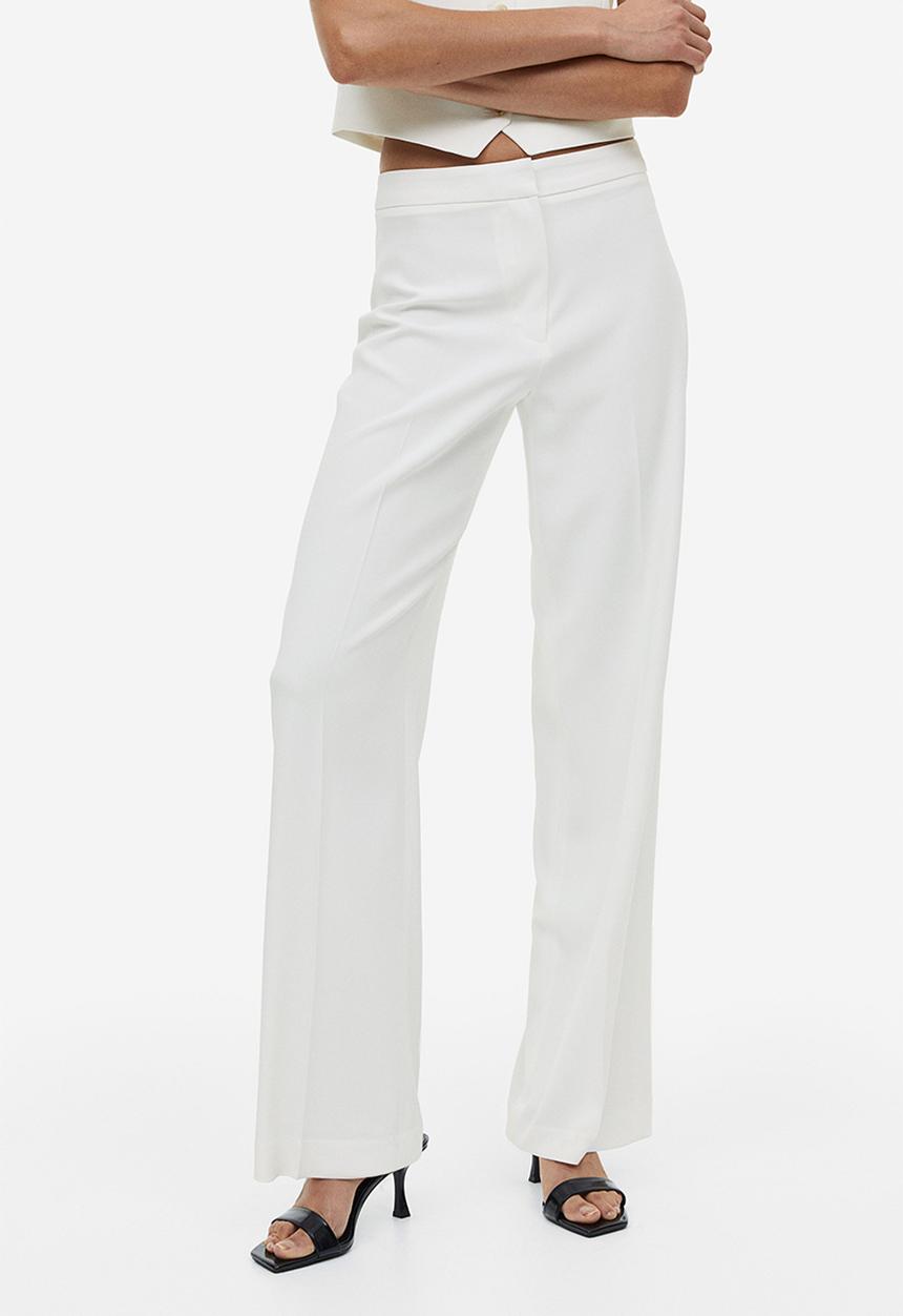 H&M - Wide trousers - white