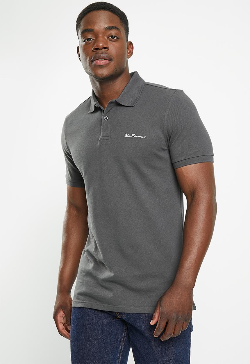 Ben Sherman - Romford short sleeve - dark charcoal