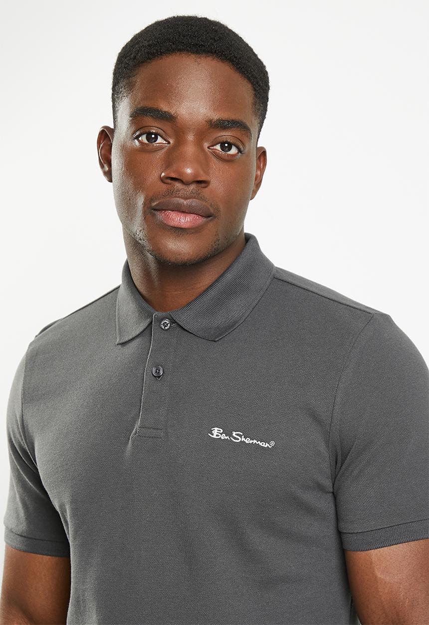 Ben Sherman - Romford short sleeve - dark charcoal