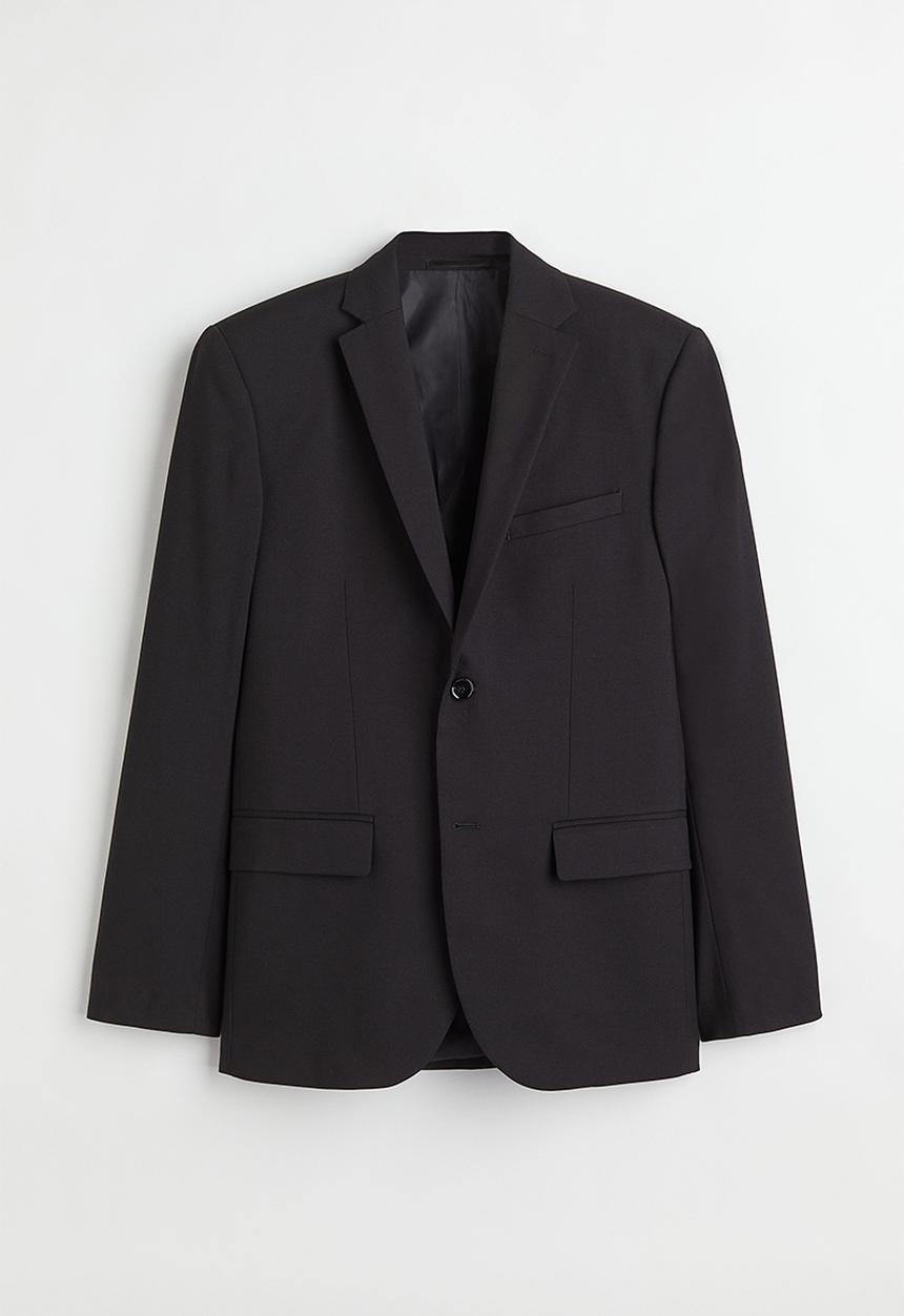 H&M - Jacket slim fit - black