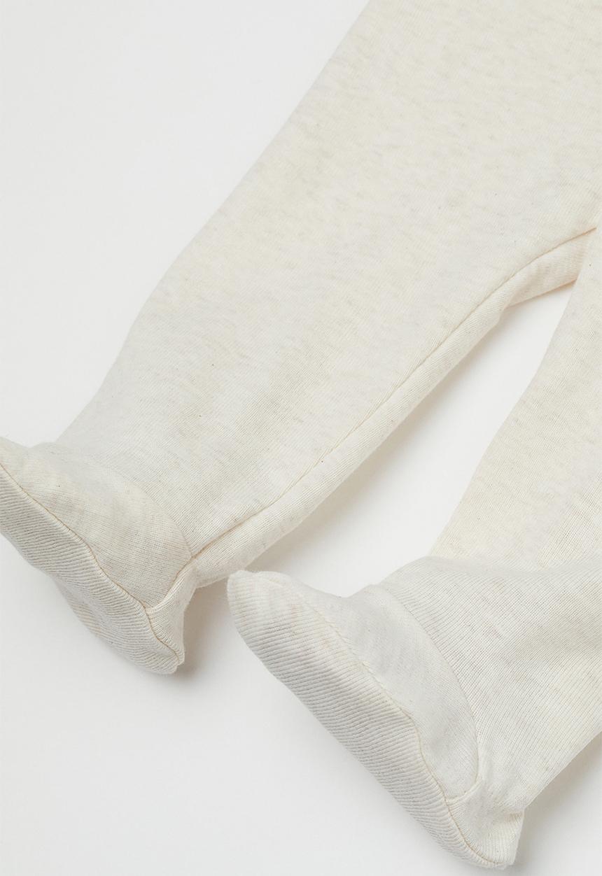 H&M - 3-Pack trousers - light beige/striped