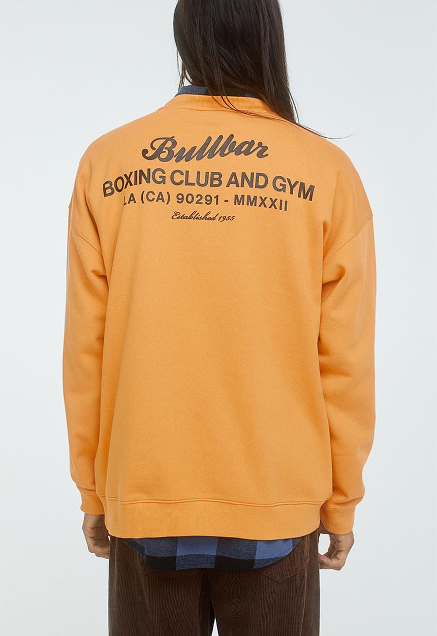 H&M - Oversized fit sweatshirt - mustard yellow/bullbar
