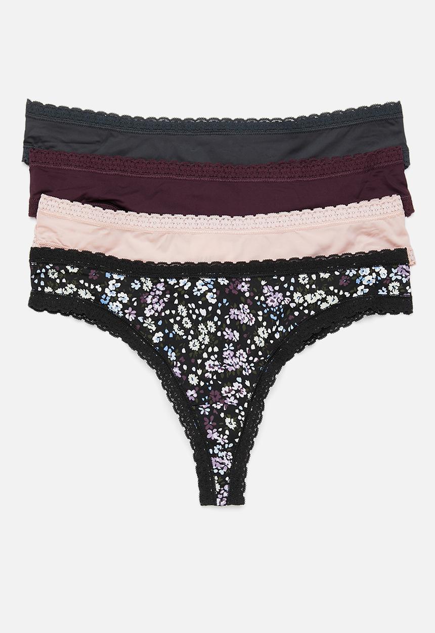 H&M - 4-pack brazilian briefs - multi
