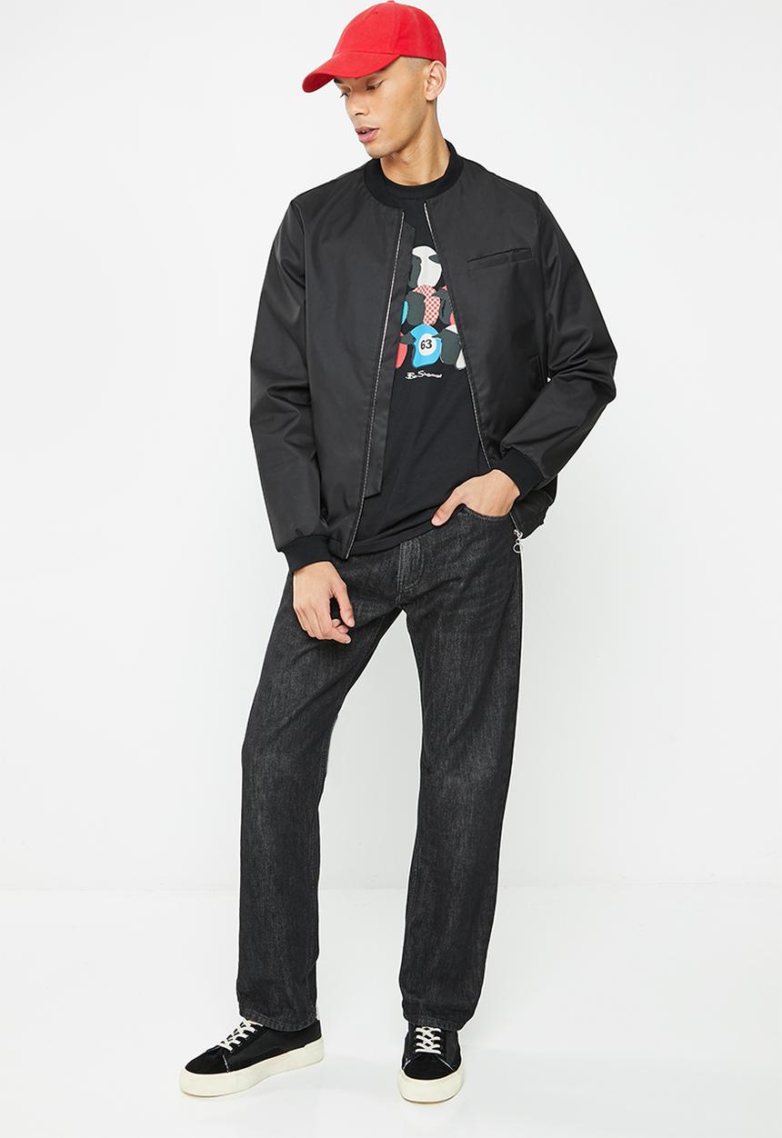 Ben Sherman - Scooter helmet tee-shirt - black