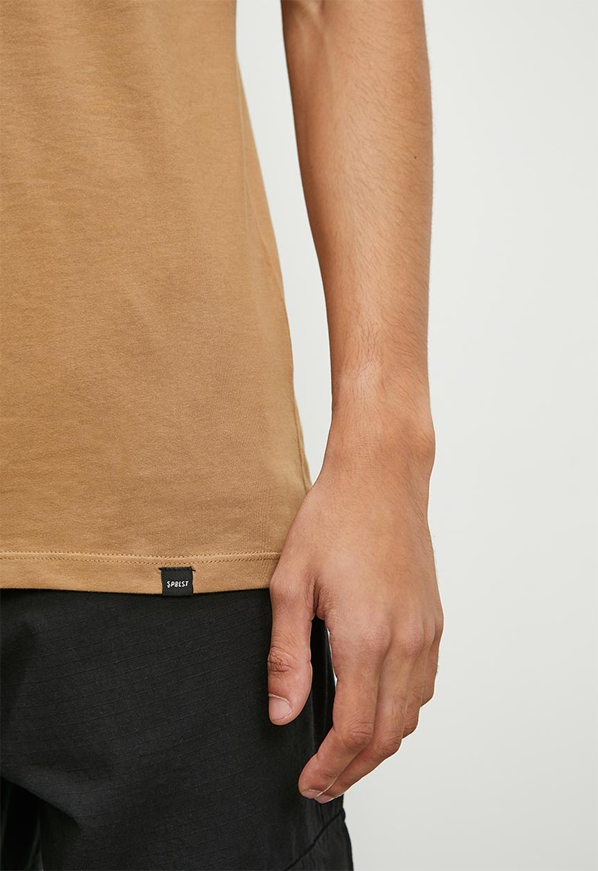 Superbalist - Dean v-neck tee - mocca