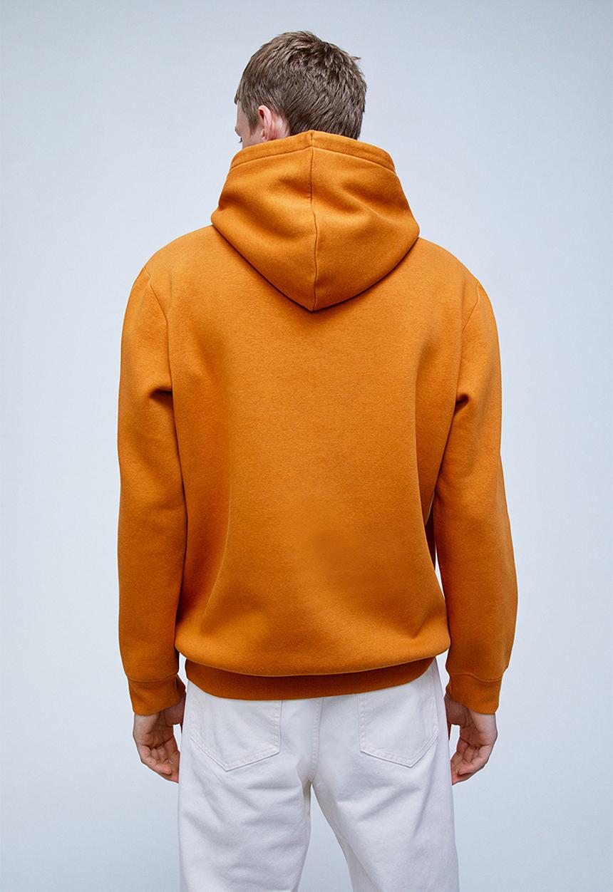 H&M - Regular fit hoodie - orange/universe