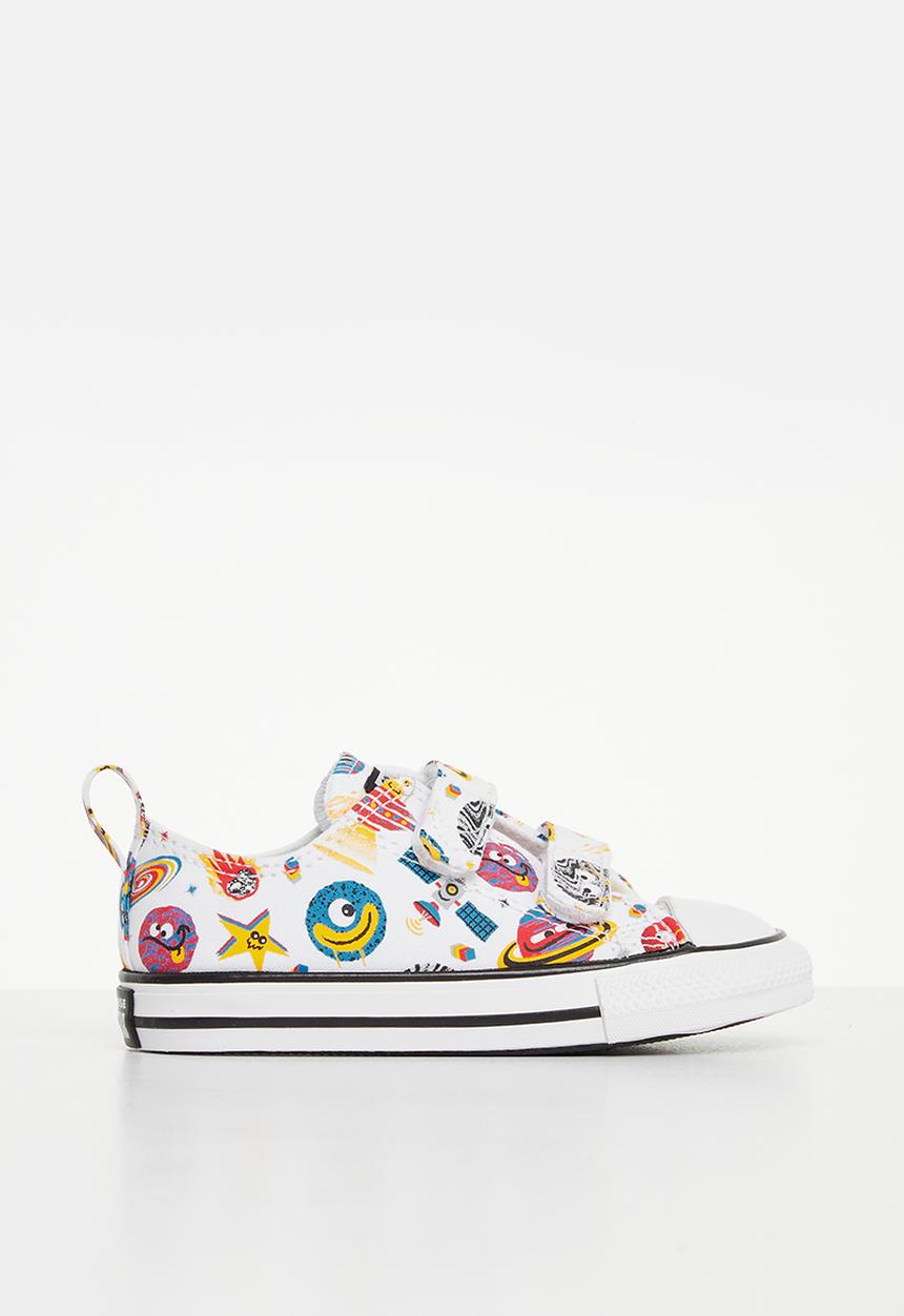 Converse - Chuck taylor all star 2v ox - white/red/amarillo