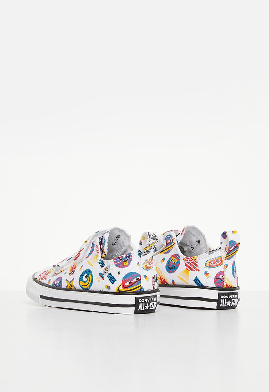 Converse - Chuck taylor all star 2v ox - white/red/amarillo