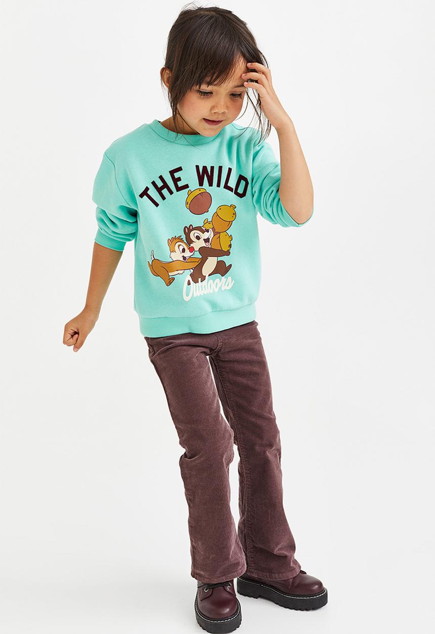 H&M - Sweatshirt - turquoise/chip 'n' dale