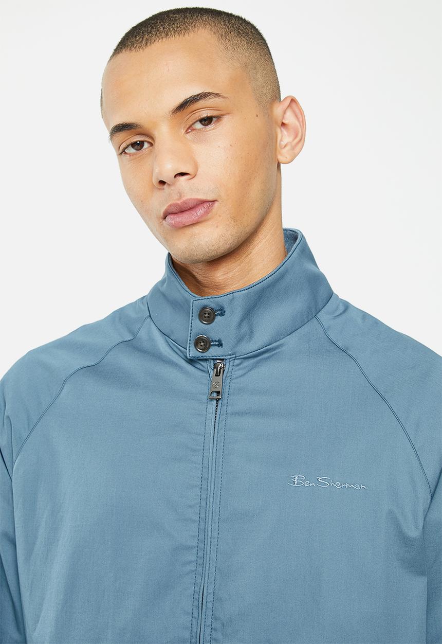 Ben Sherman - Harrington - mid blue