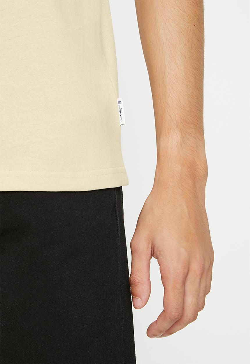 Ben Sherman - River brand driver tee - tofu/blue