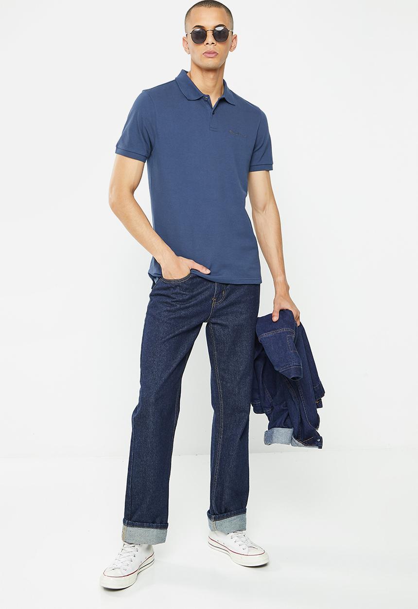 Ben Sherman - Ben polo short sleeve - dark denim