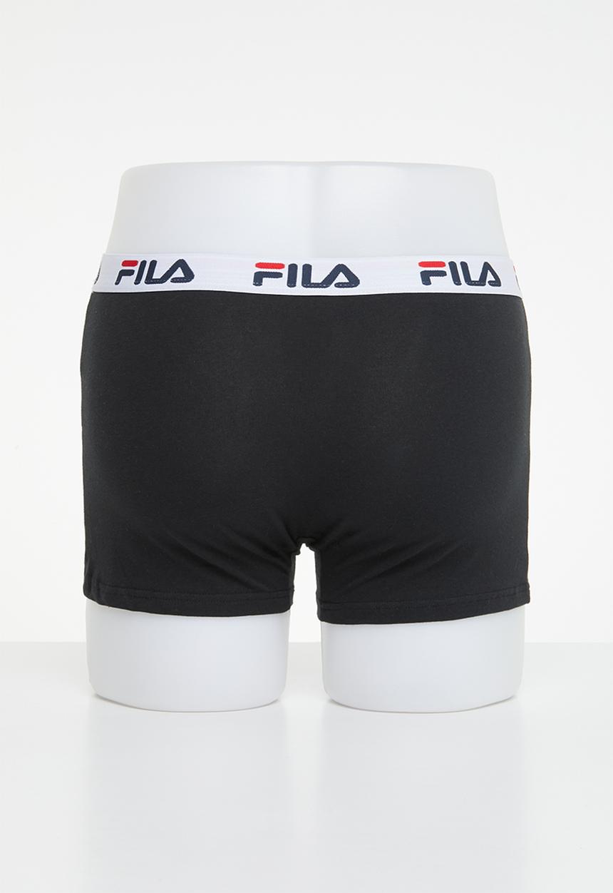 FILA - Alessio 2 pack trunks - black & grey 
