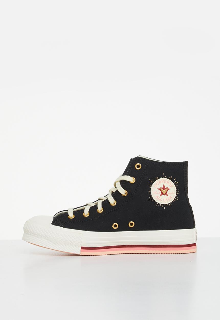 Converse - Chuck taylor all star eva lift hi - black/egret/back ally brick