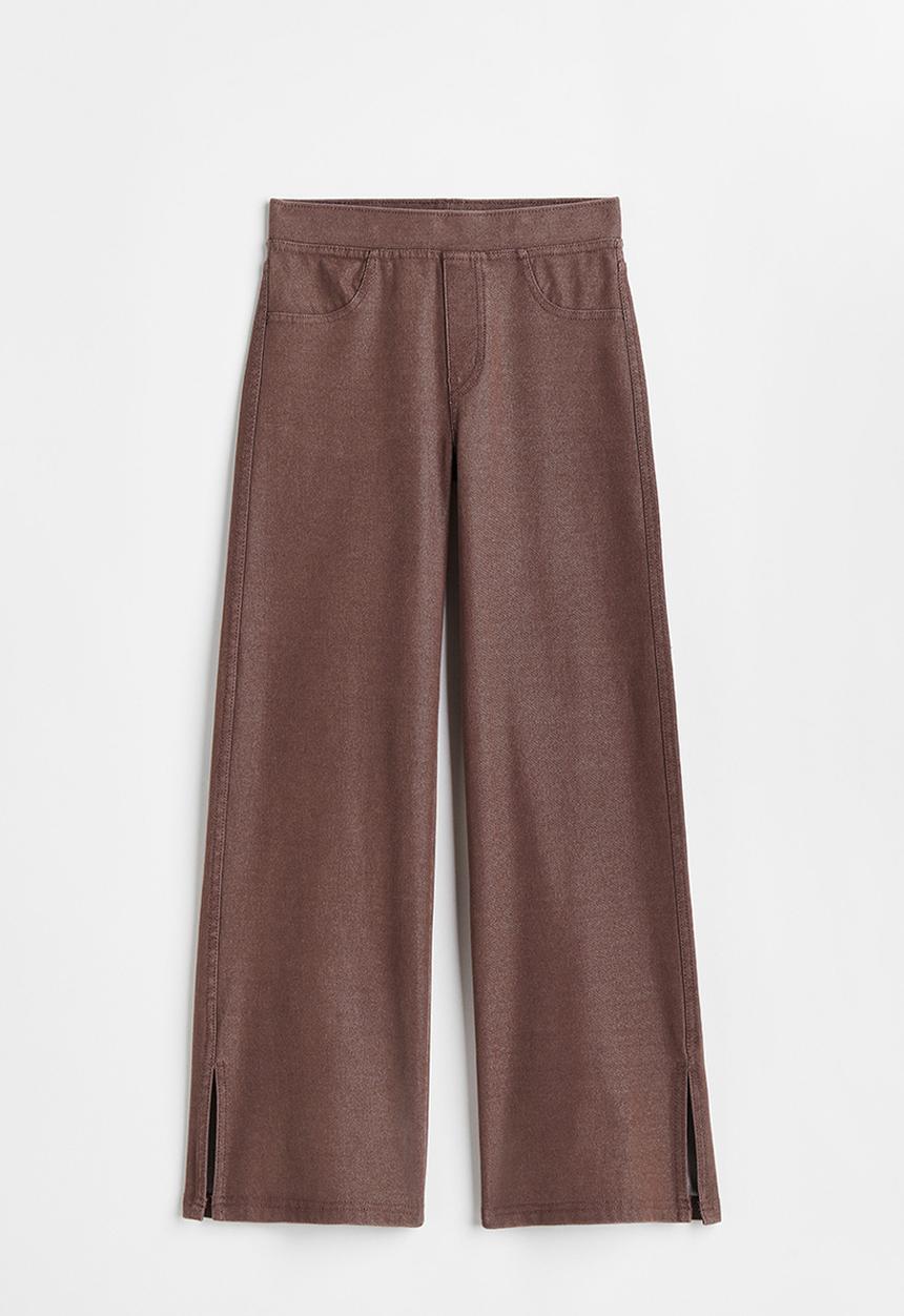 H&M - Wide fit trousers - brown