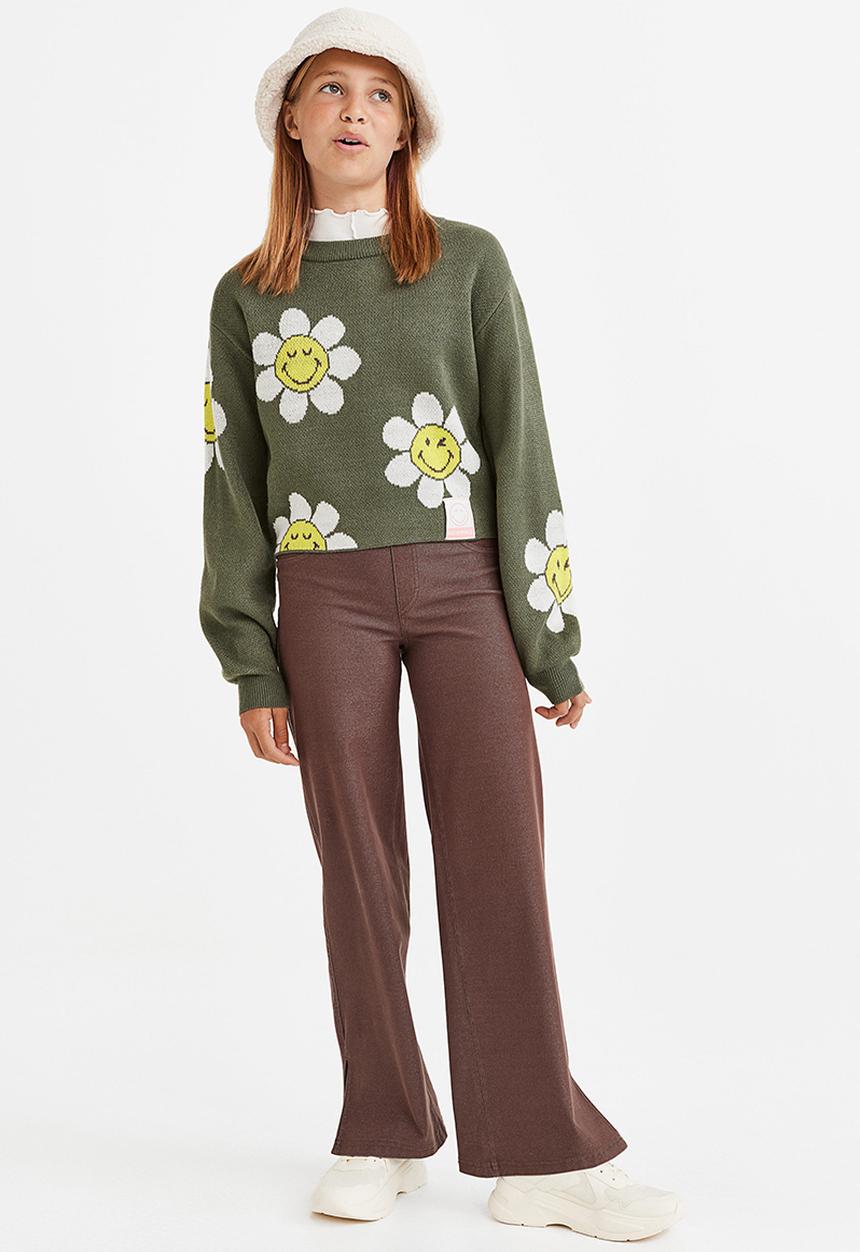 H&M - Wide fit trousers - brown