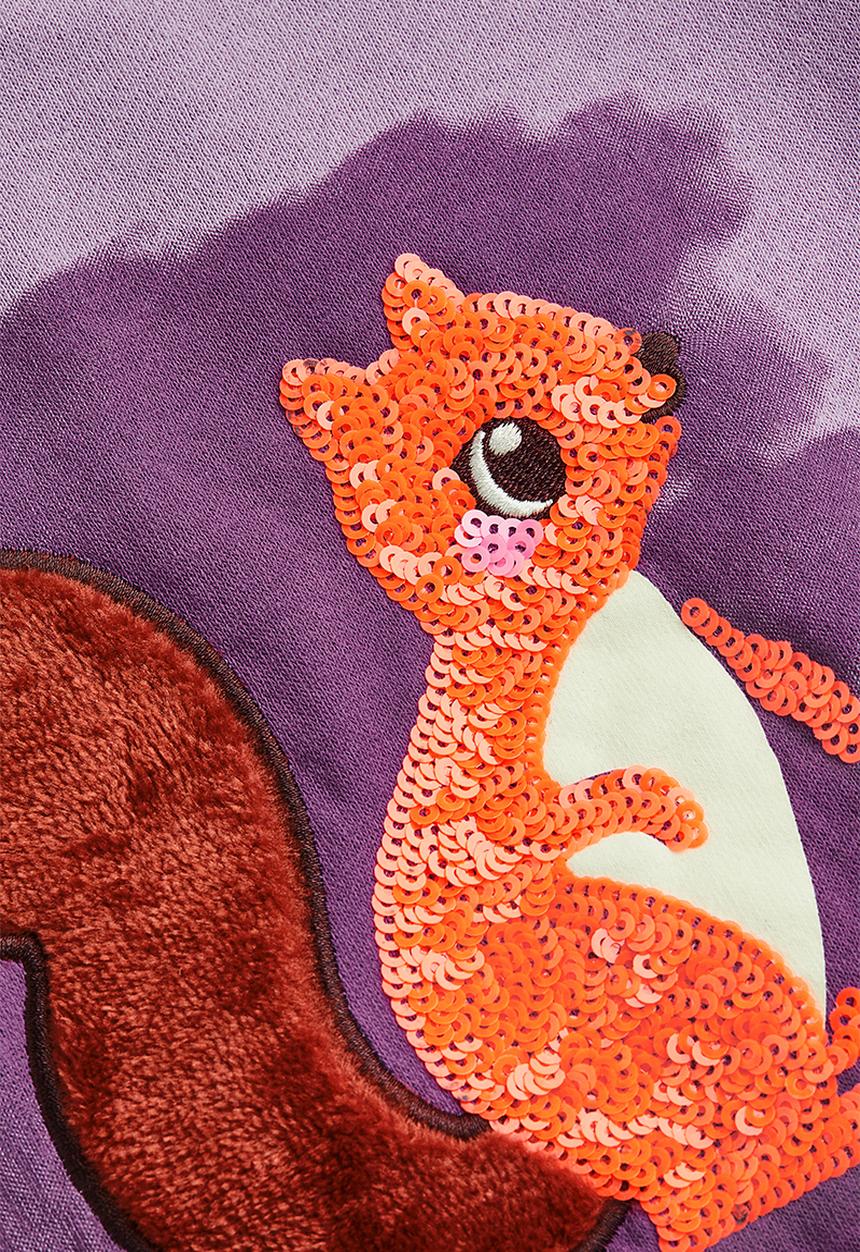 H&M - Sweatshirt - purple/squirrel