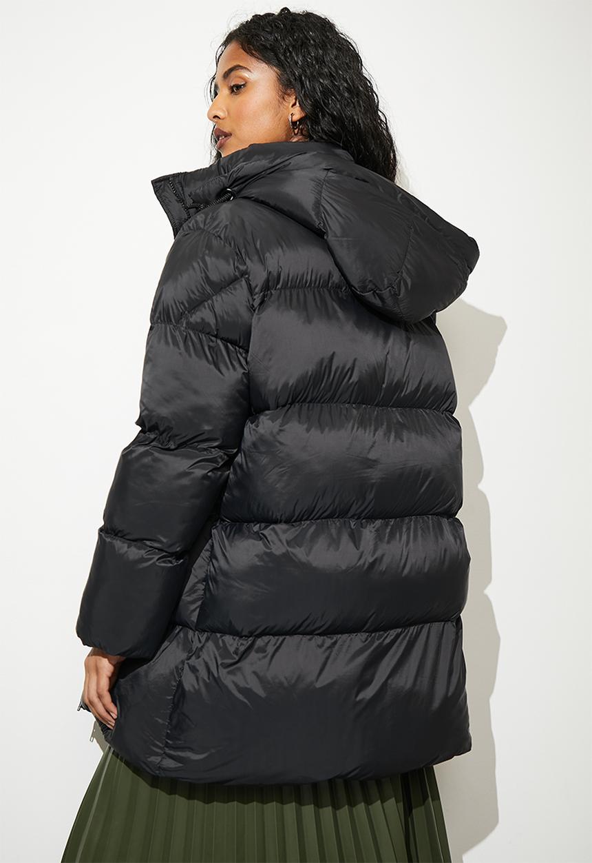 Superbalist - Mid length puffer - black