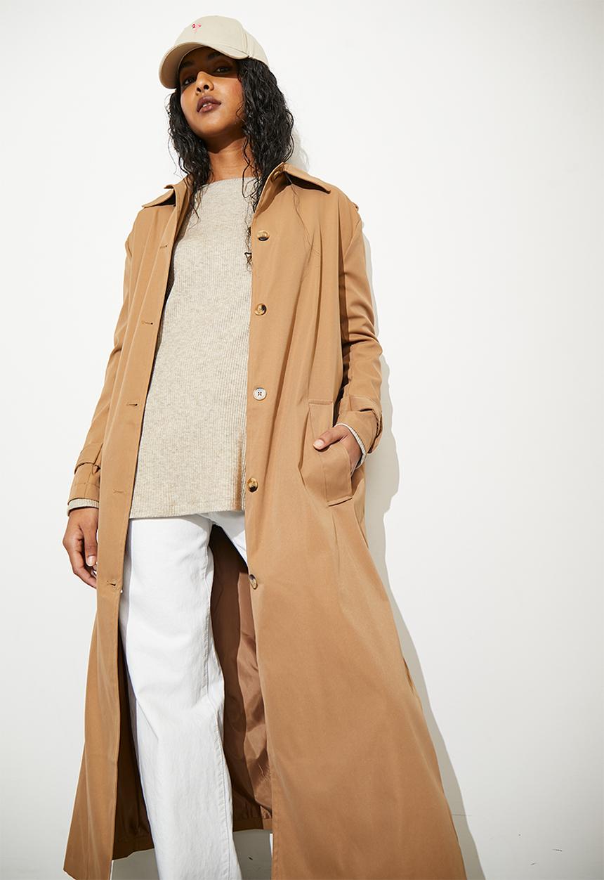 Superbalist - High neck with bell sleeve - stone