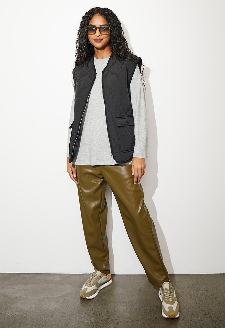 Superbalist - High neck with bell sleeve - grey