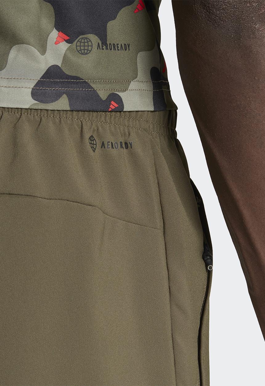 adidas Performance - Tr-es+ bl pant - olive strata & bright red