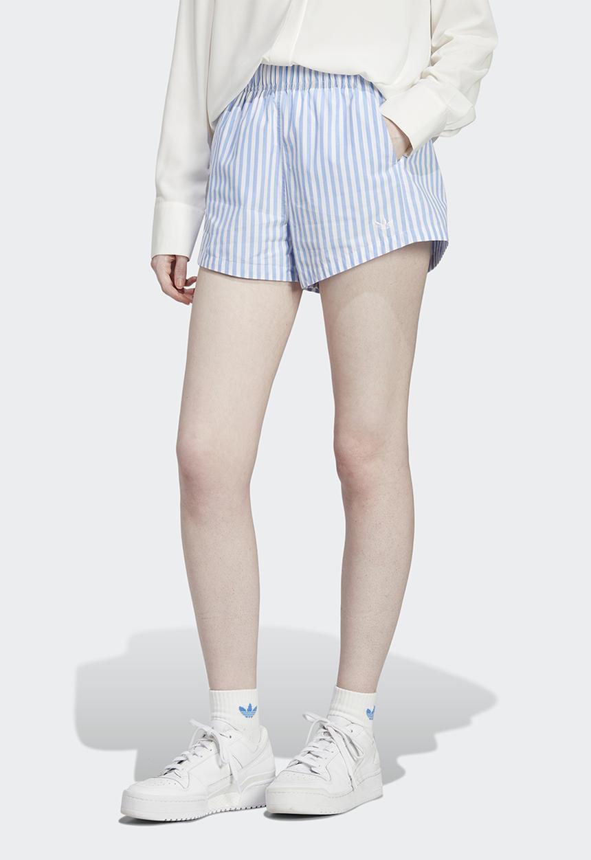 adidas Originals - Ess shorts - white & blue fusion