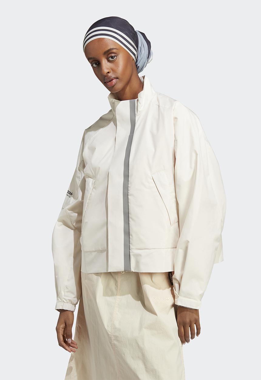 adidas Originals - Crop jacket - wonder white/sand strata