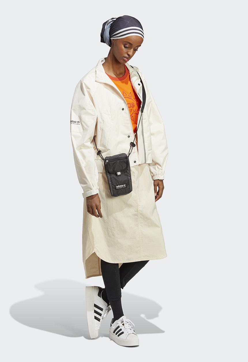 adidas Originals - Crop jacket - wonder white/sand strata
