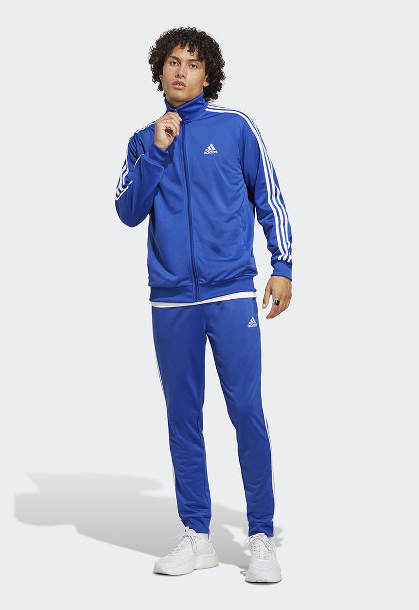 adidas Performance - 3 stripe tricot tracksuit - semi lucid blue