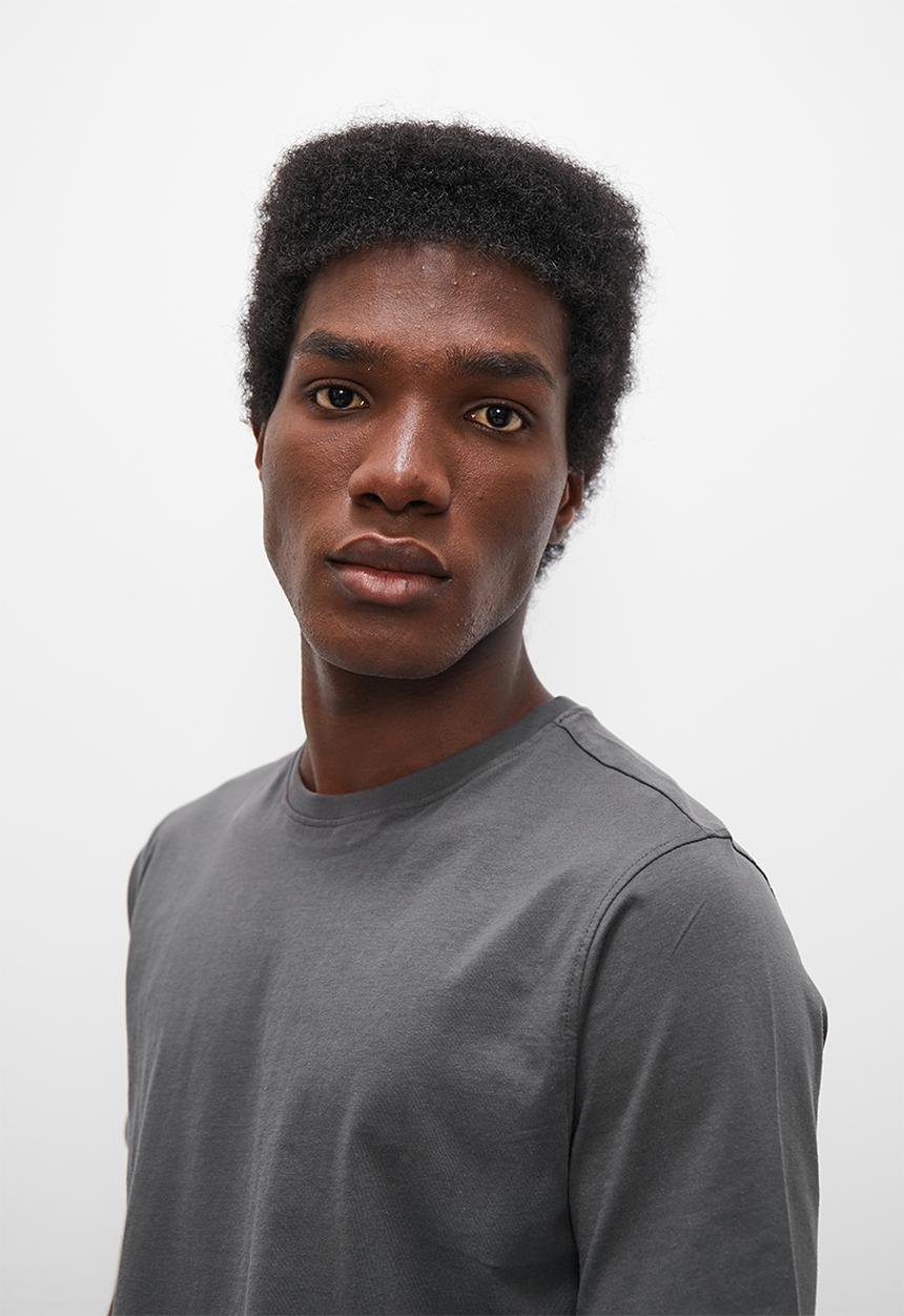 Superbalist - Nate organic crew neck tee - dark grey