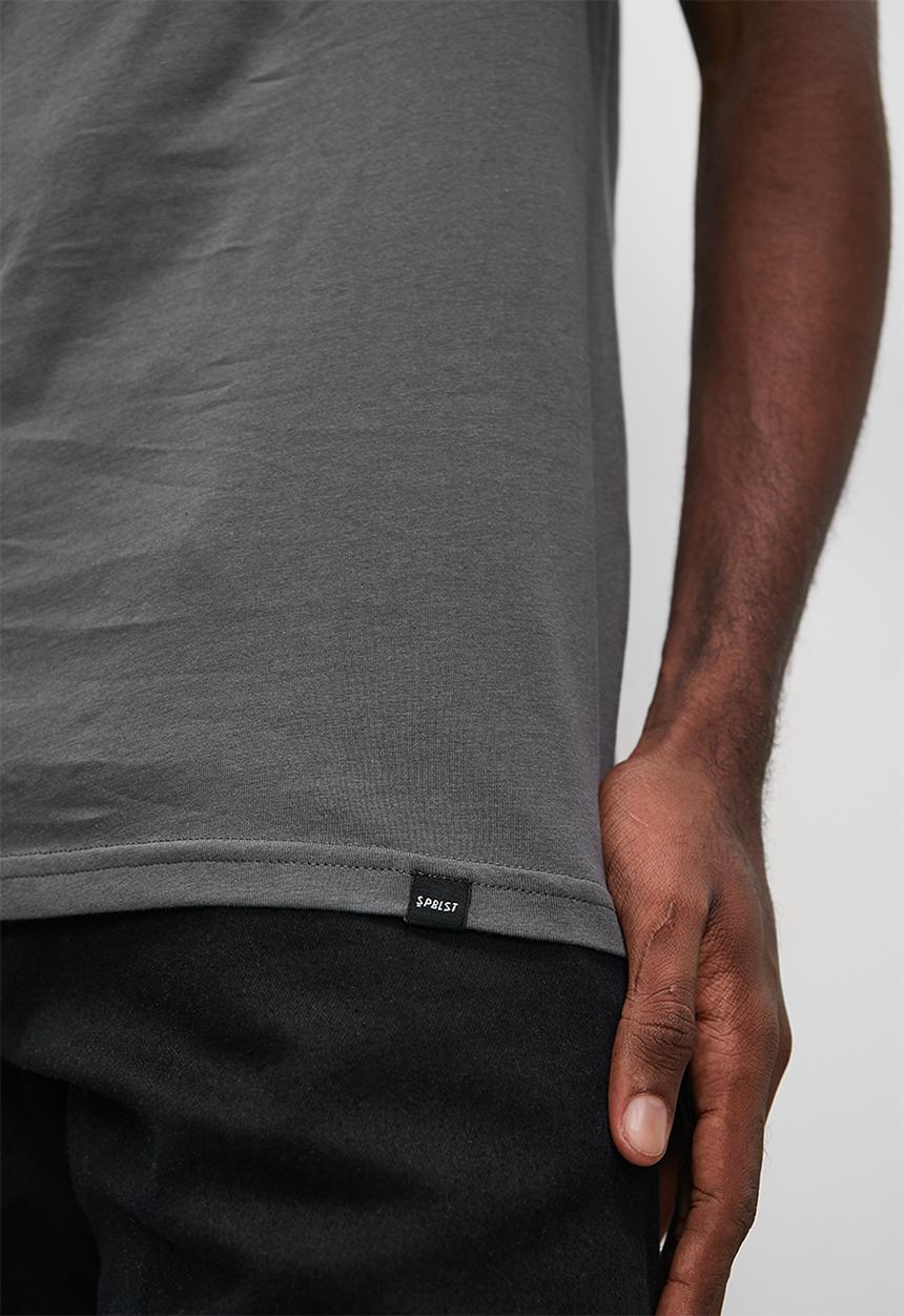 Superbalist - Nate organic crew neck tee - dark grey