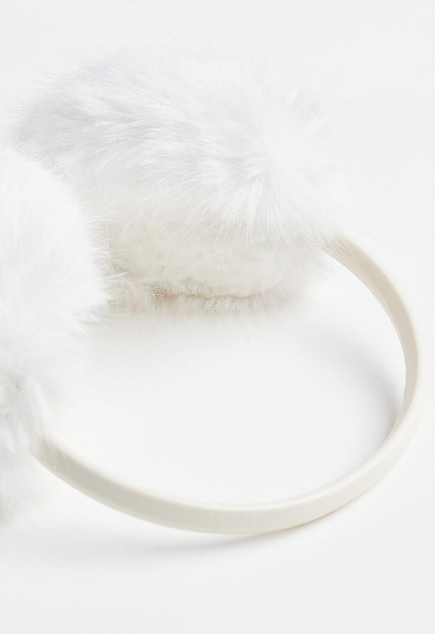 H&M - Fluffy earmuffs - white