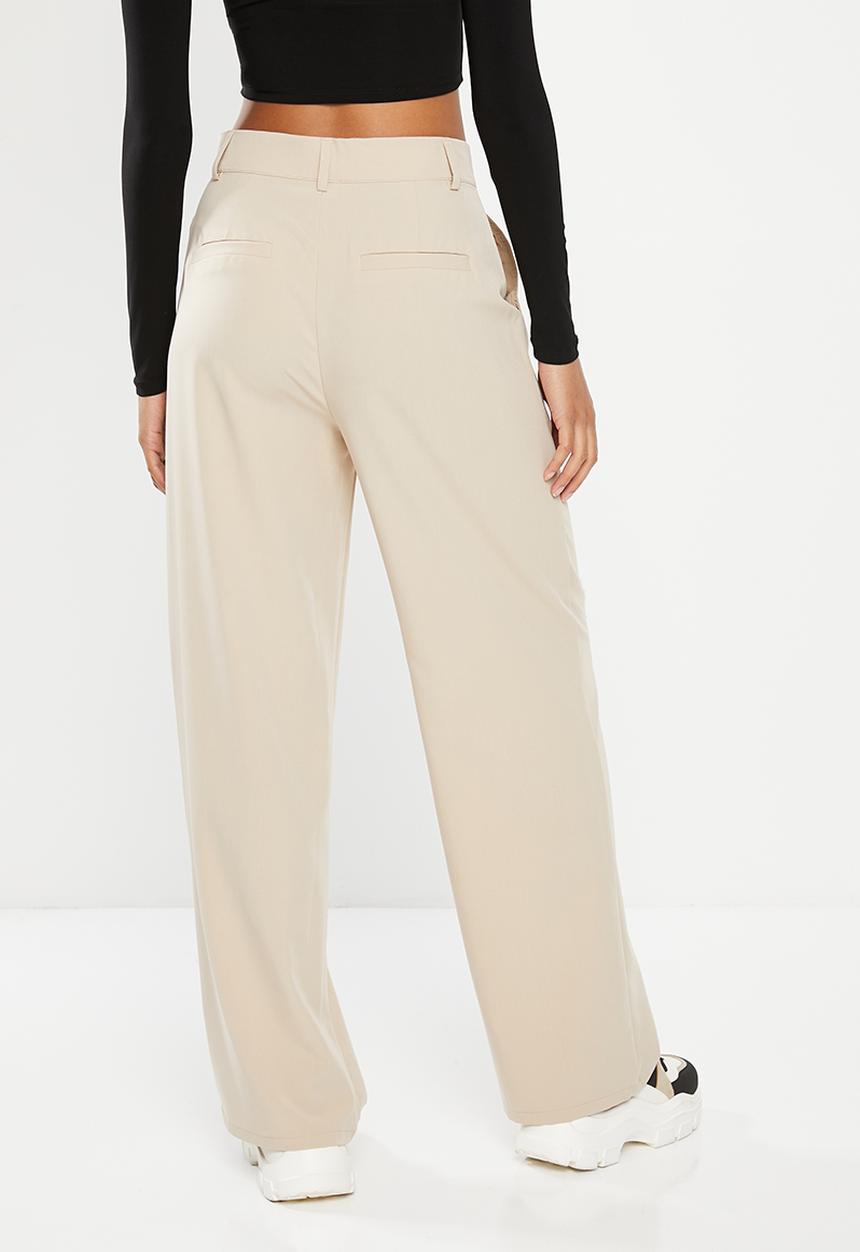 Cotton On - Jamie suiting pant - stone 