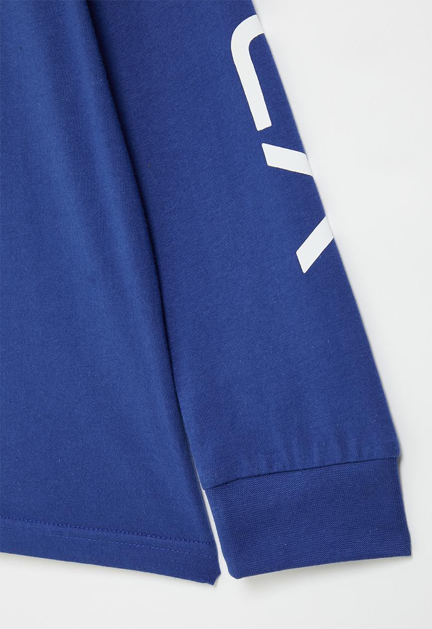 RVCA - Big rvca long sleeve boy - royal blue
