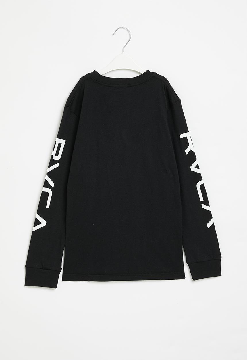 RVCA - Big rvca long sleeve boy - black & white