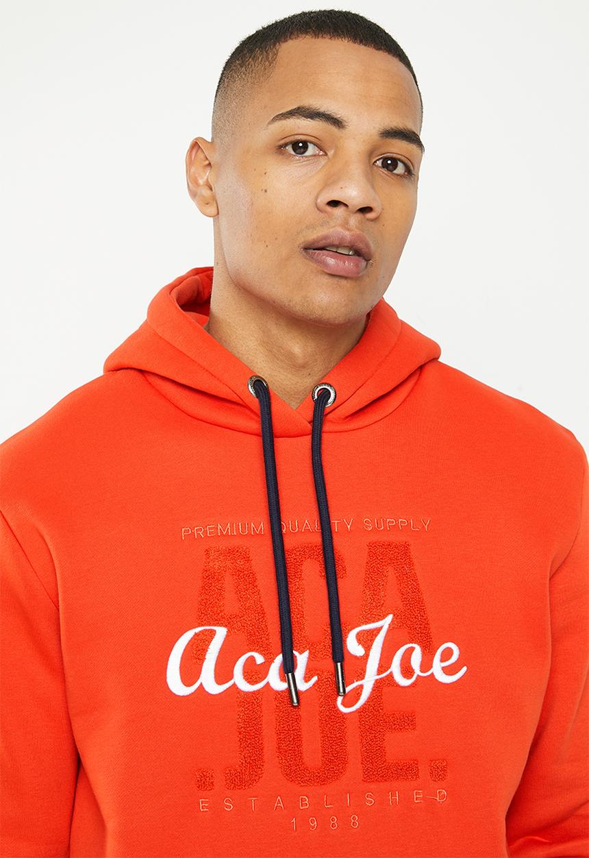 Aca Joe - Mens aca joe pull over hoodie - red