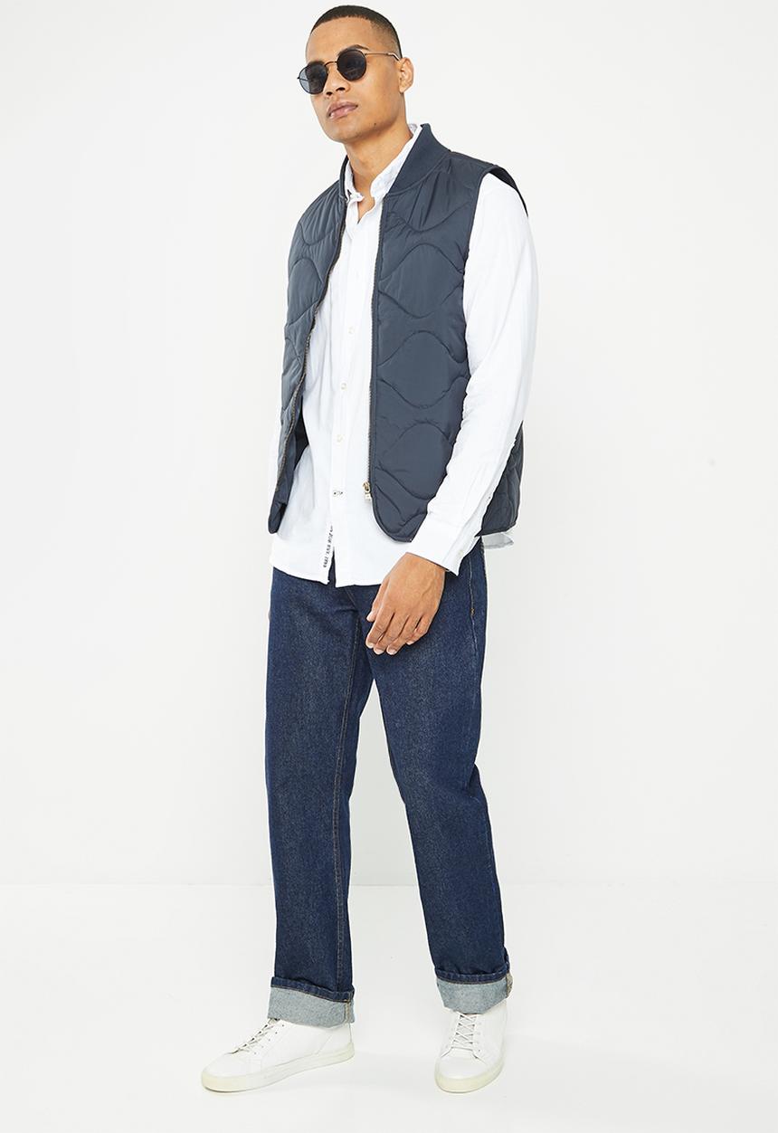 Aca Joe - Mens aca joe long sleeve shirt - white