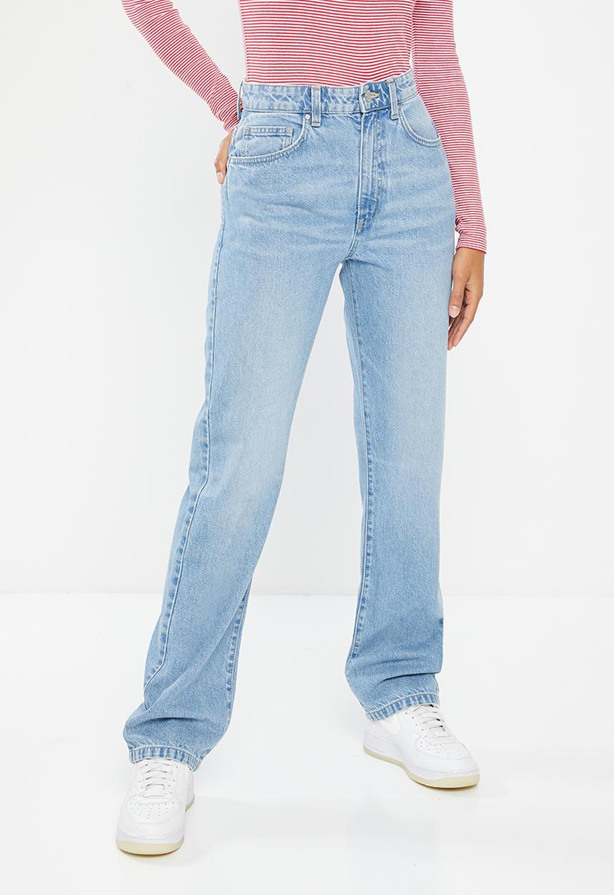 Cotton On - Long straight jean - bells blue 