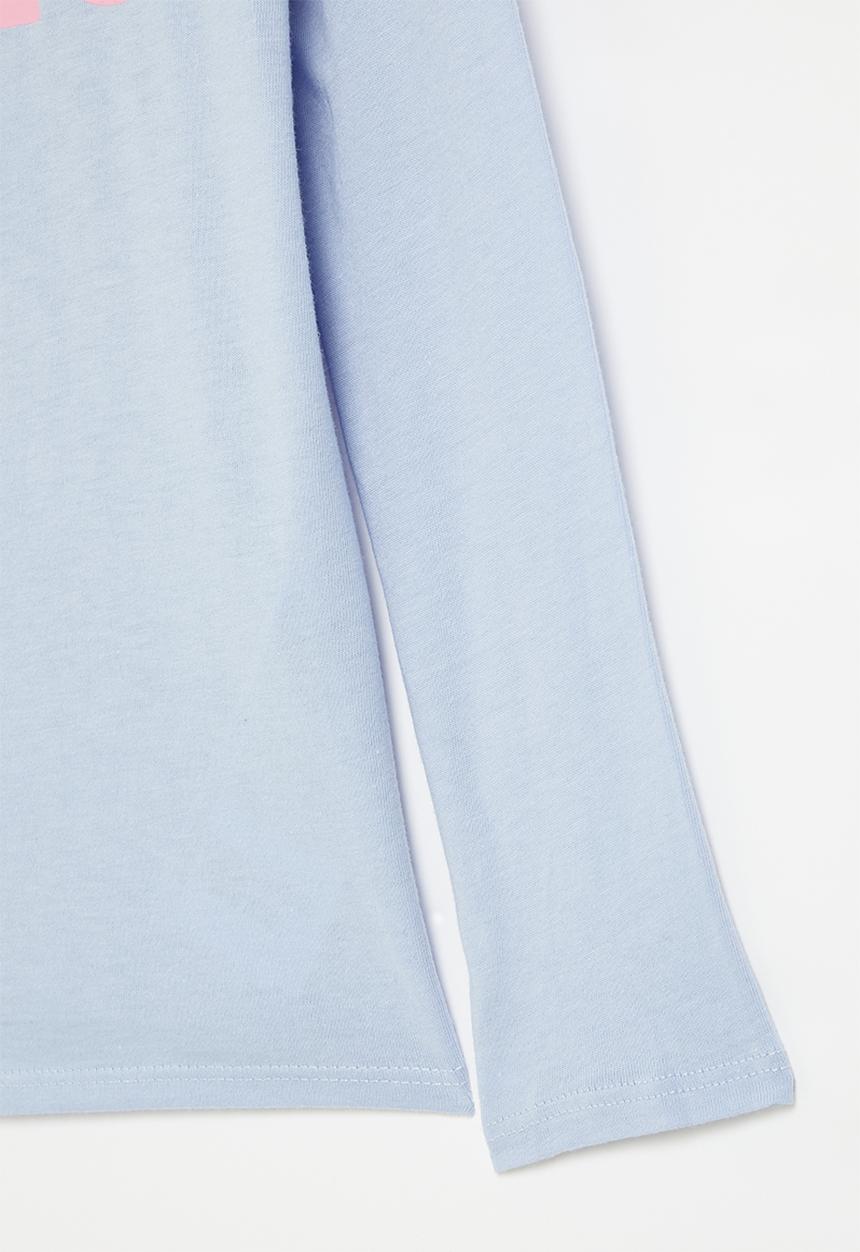 Levi’s® - Lvg long sleeve poster logo top - brunnera blue