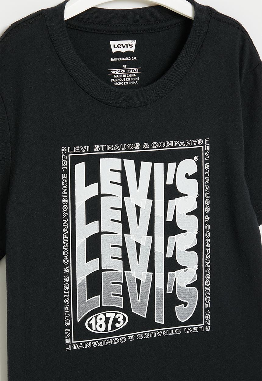 Levi’s® - Lvb wavy logo tee shirt - black