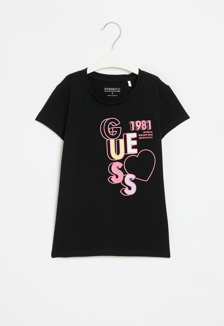 GUESS - Short sleeve T-shirt - jet black