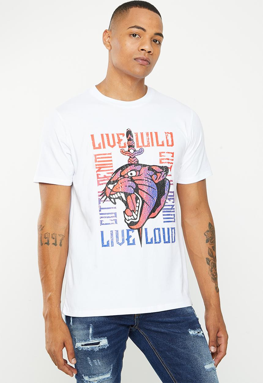 Cutty - Predator fashion T-shirt - white