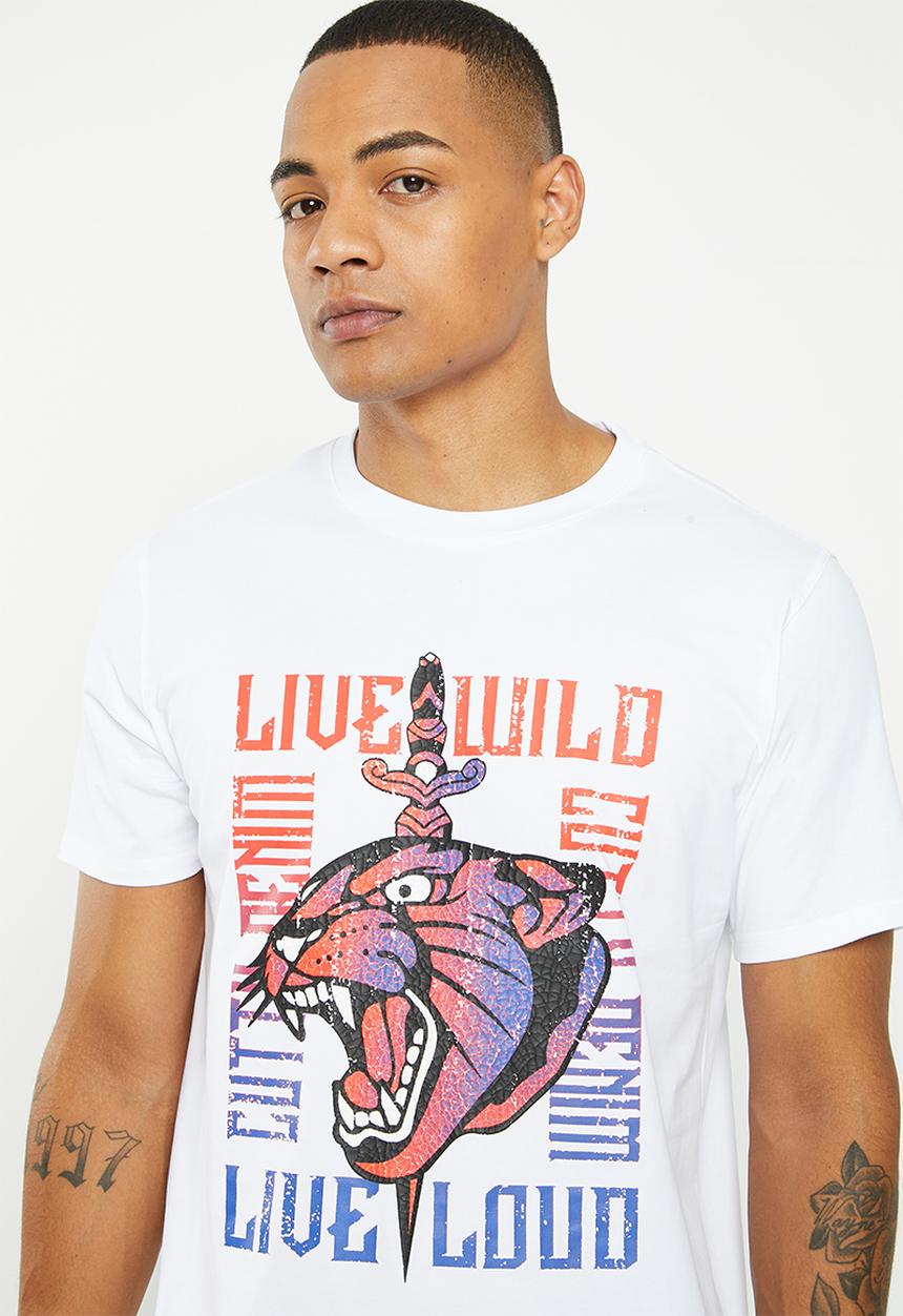 Cutty - Predator fashion T-shirt - white