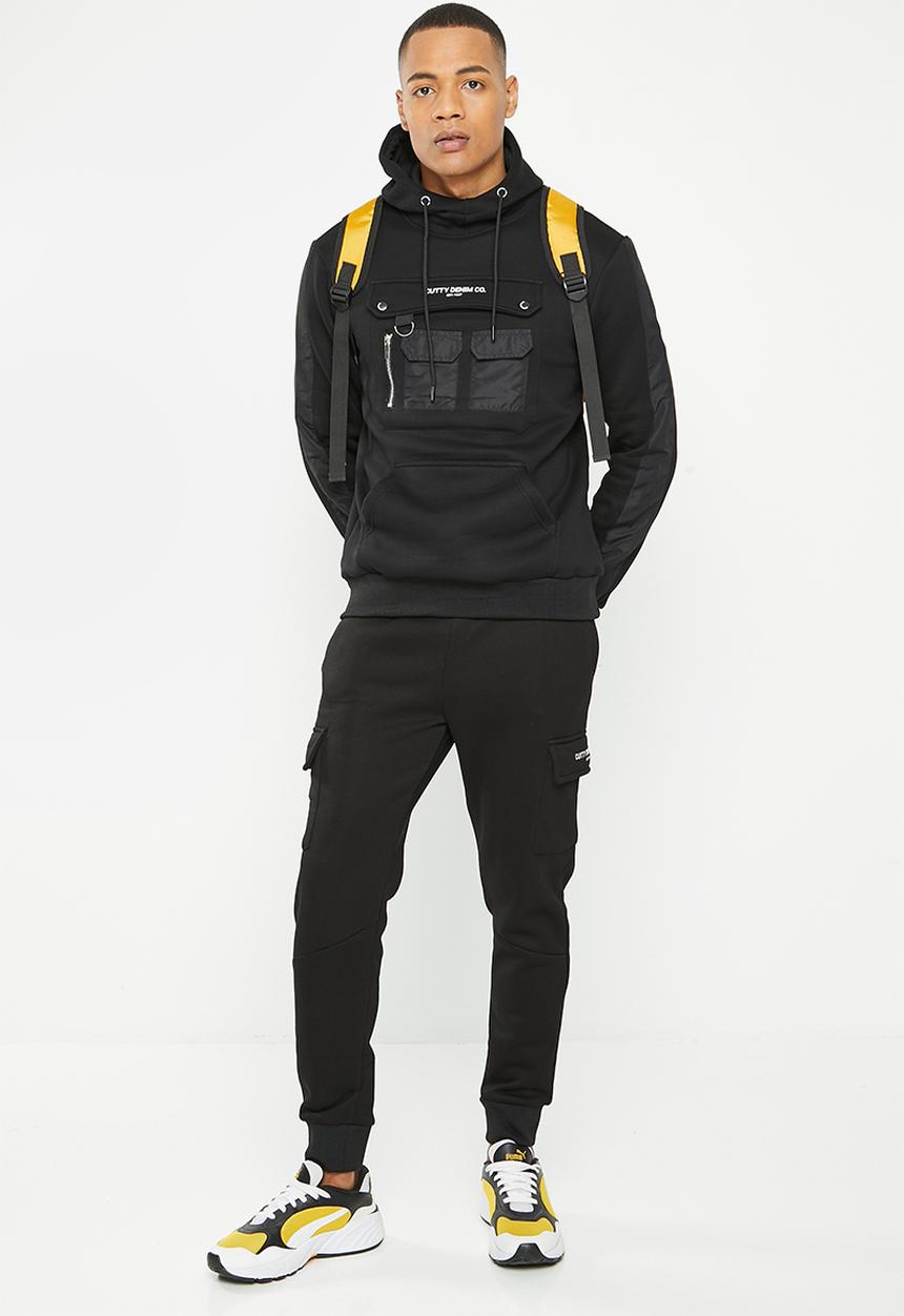 Cutty - Perez hooded  sweatshirt - black