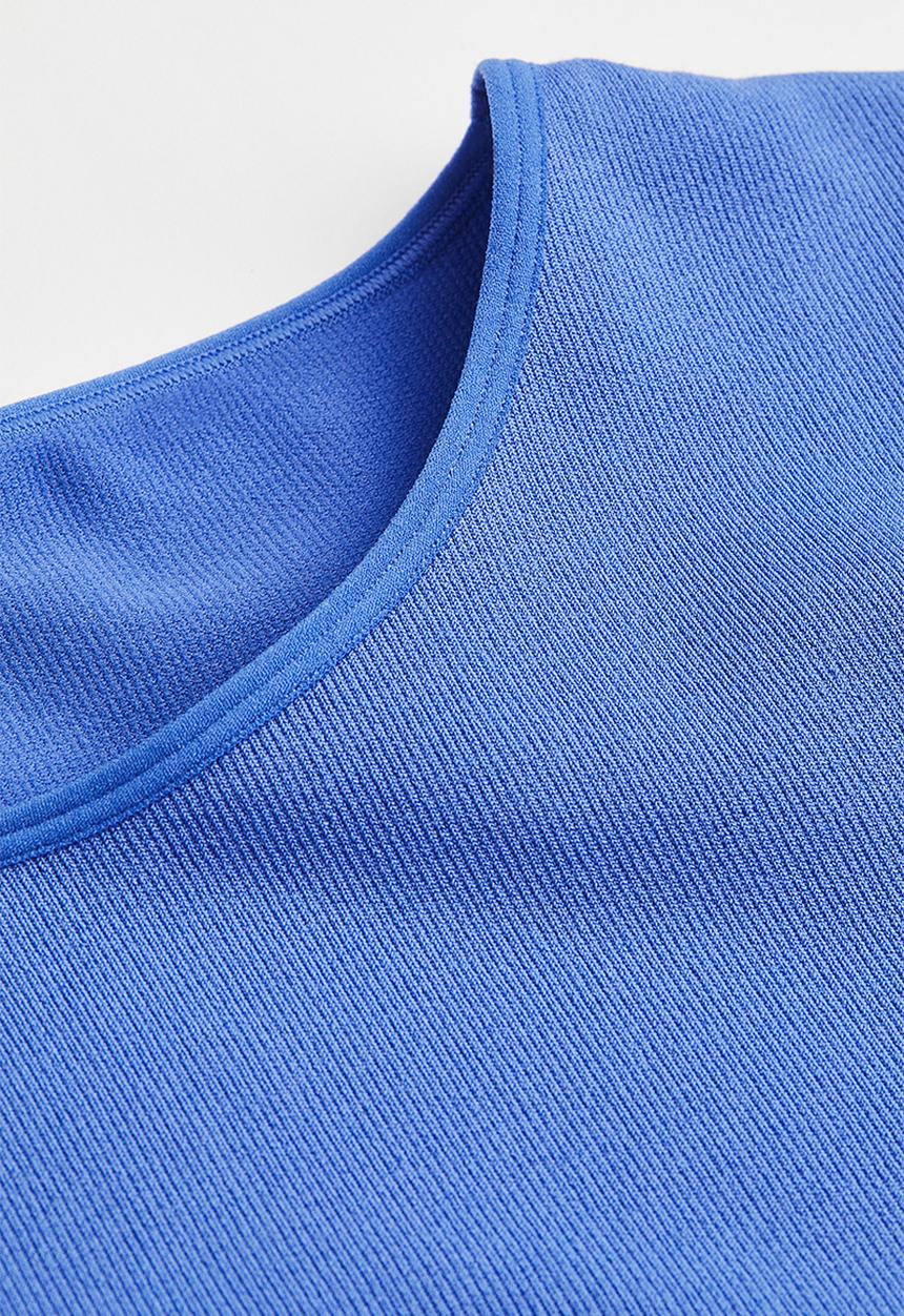 H&M - Thermolite® ribbed T-shirt - blue