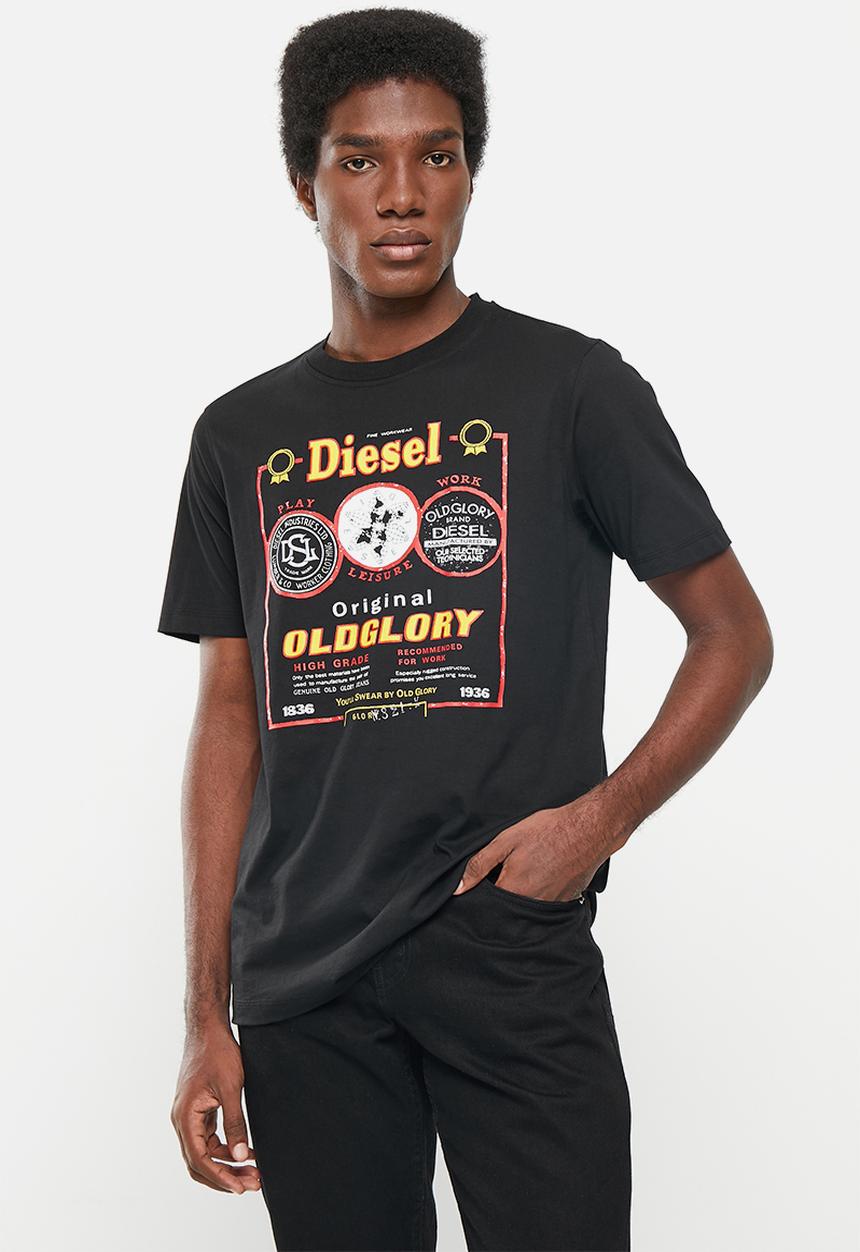 Diesel  - T-just-36 camiseta - black
