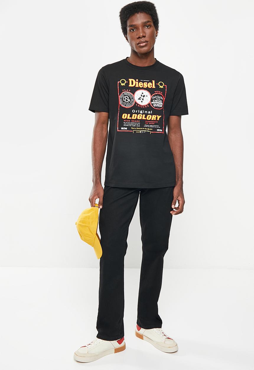 Diesel  - T-just-36 camiseta - black