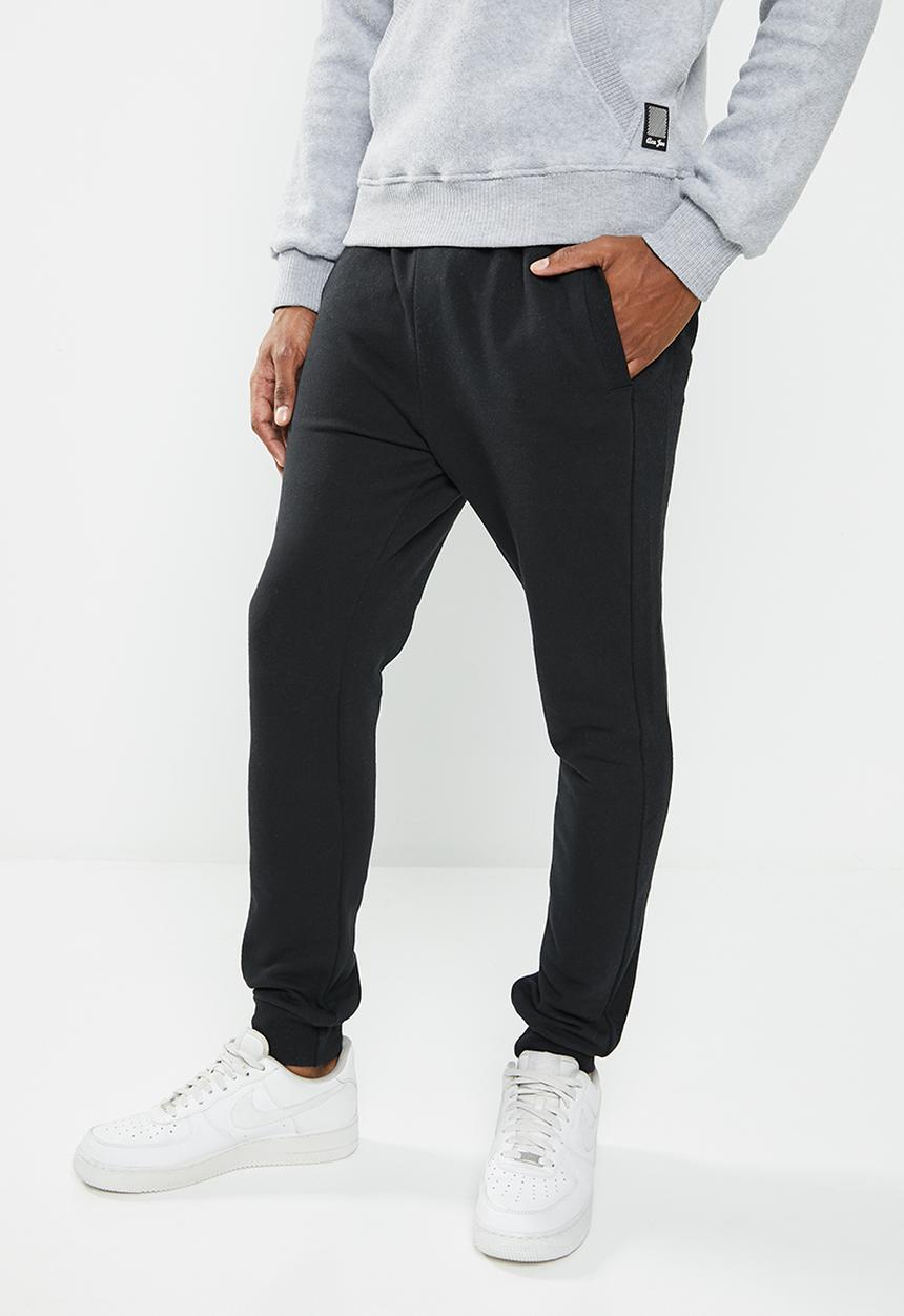 Aca Joe - Mens aca joe small logo jogger - black