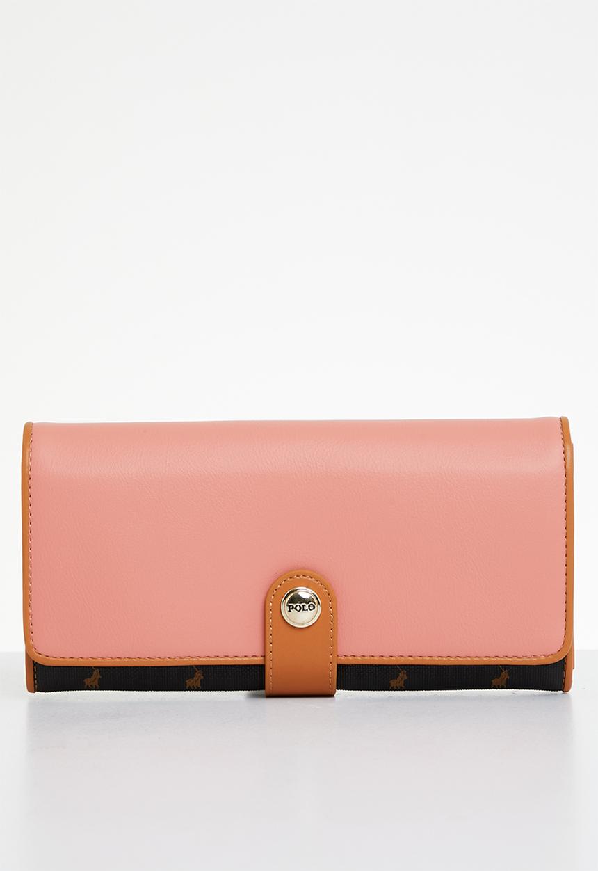 POLO - Clutch purse - coral